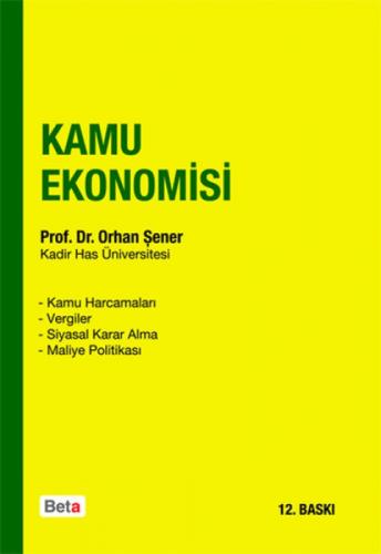 Kamu Ekonomisi  Frontansicht 1