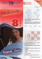8. Sınıf Matematik Yaprak Test  Frontansicht 1