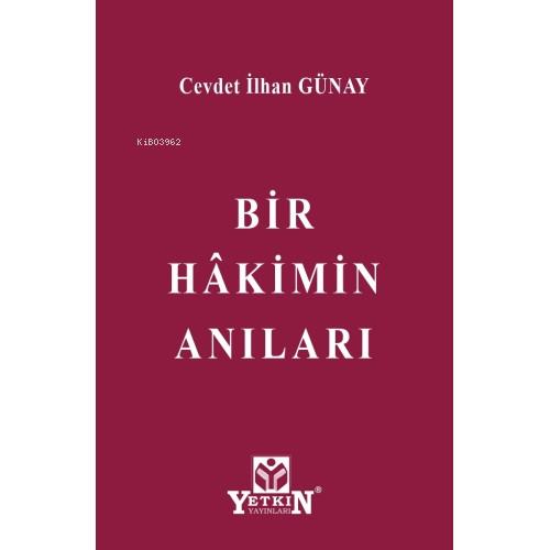 Bir Hâkimin Anıları  Frontansicht 1