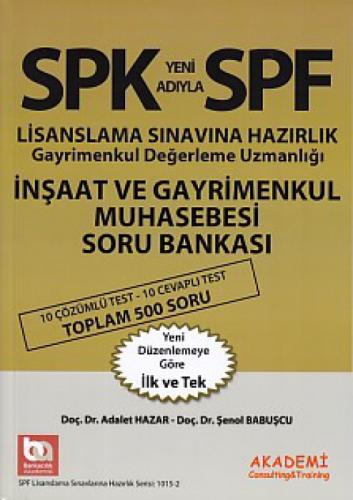 SPK - SPF Lisanslanma Sınavına Hazırlık Gayrimenkul Değerleme Uzmanlığı  Frontansicht 1