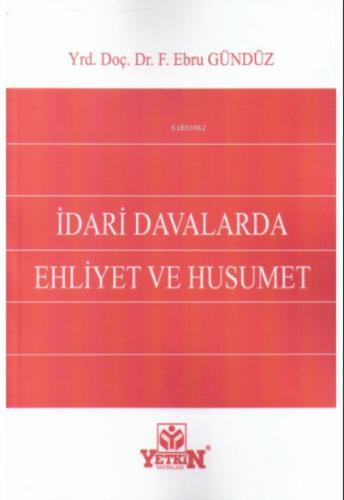 İdari Davalarında Ehliyet ve Husumet  Frontansicht 1