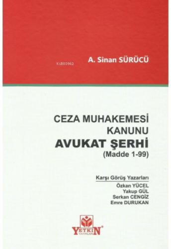 Ceza Muhakemesi Kanunu Avukat Şerhi (Madde 1-99)  Frontansicht 1