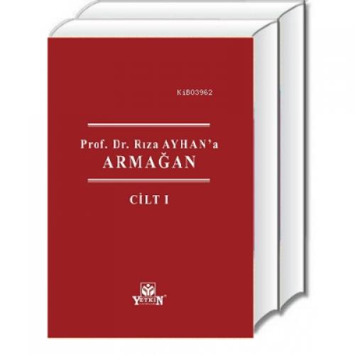Prof. Dr. Rıza Ayhan'a Armağan  Frontansicht 1