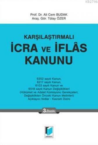 Karşılaştırmalı İcra ve İflas Kanunu  Frontansicht 1