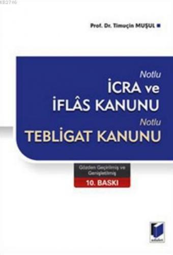 Notlu İcra ve İflas Kanunu Notlu Tebligat Kanunu  Frontansicht 1