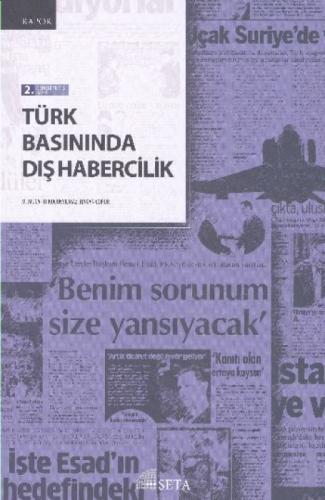 Türk Basınında Dış Habercilik  Frontansicht 1