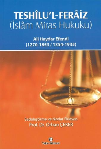 Teshilü'l-Feraiz İslam Miras Hukuku  Frontansicht 1