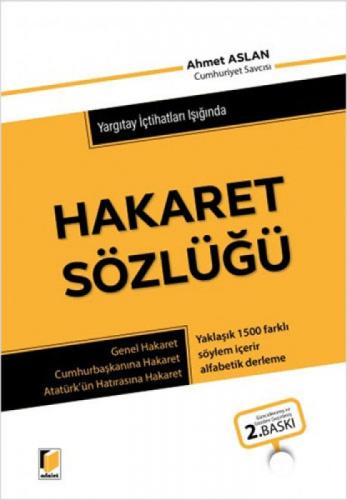 Yargıtay İçtihatları Işığında Hakaret Sözlüğü  Frontansicht 1