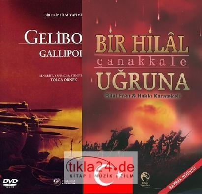 GELIBOLU DVD + Bir Hilal Uğruna/Çanakkale + Kitap Bayrak Hediyeli  Frontansicht 1
