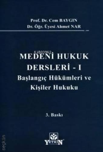 Medeni Hukuk Dersleri Ş 1  Frontansicht 1