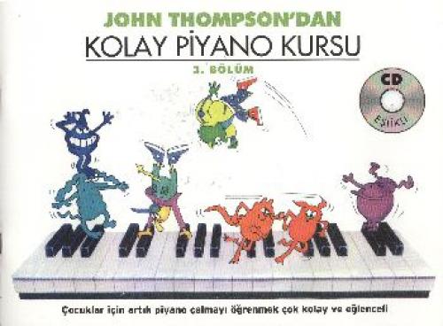 John Thomson'dan Kolay Piyano Kursu 3. Bölüm  Frontansicht 1