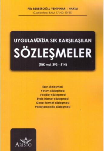 Uygulamada Sık Karşılaşılan Sözleşmeler (TBK md. 393-514)  Frontansicht 1