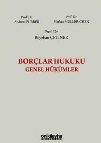 Borçlar Hukuku Genel Hükümler  Frontansicht 1