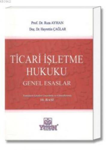Ticari İşletme Hukuku Genel Esaslar  Frontansicht 1