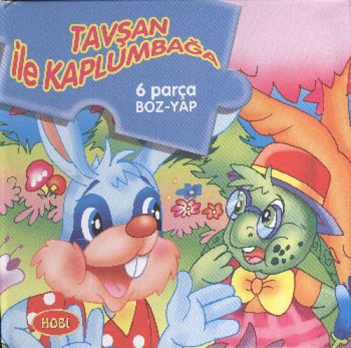 Tavşan ile Kaplumbağa 6 Parça Boz Yap  Frontansicht 1