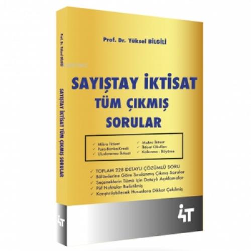 Sayıştay İktisat Tüm Çıkmış Sorular  Frontansicht 1