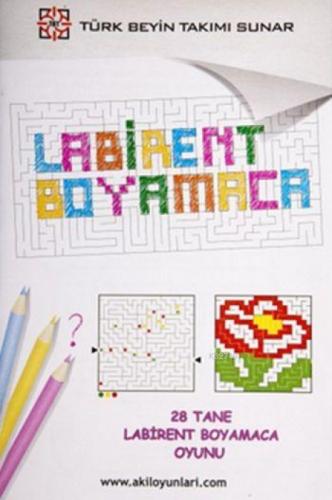 Labirent Boyamaca Renkli  Frontansicht 1