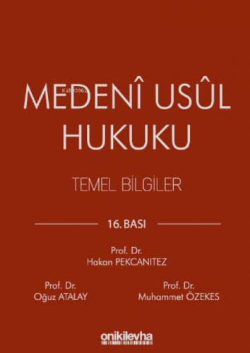 Medeni Usul Hukuku Temel Bilgiler  Frontansicht 1
