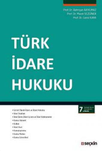 Türk İdare Hukuku  Frontansicht 1