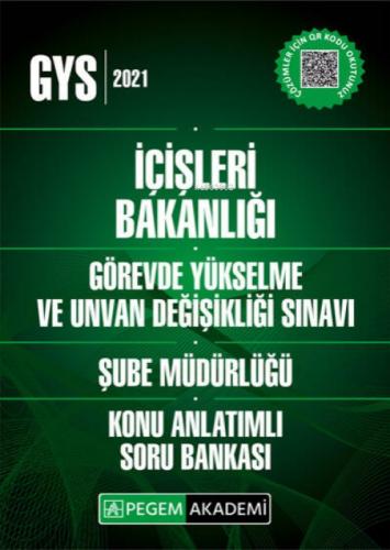 İçişleri Bakanlığı Görevde Yükselme ve Unvan Değişikliği Sınavı Şube Müdürlüğü Konu Anlatımlı Soru Bankası  Frontansicht 1
