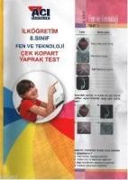 8. Sınıf| Fen ve Teknoloji; Çek Kopar Yaprak Test  Frontansicht 1