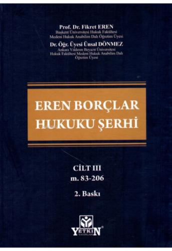 Eren Borçlar Hukuku Şerhin  Frontansicht 1
