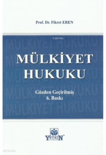 Mülkiyet Hukuku  Frontansicht 1