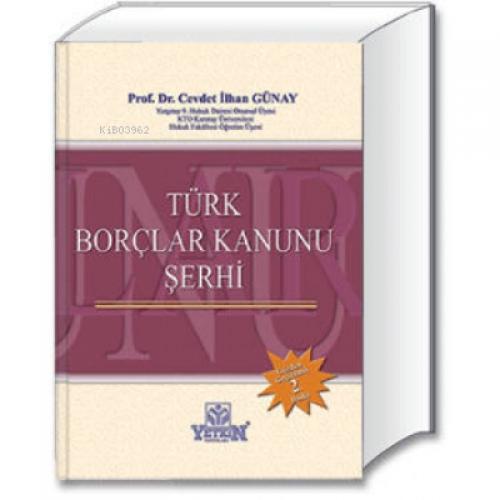 Türk Borçlar Kanunu Şerhi  Frontansicht 1
