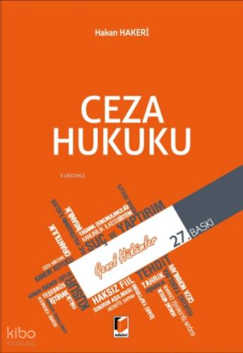 Ceza Hukuku Genel Hükümler  Frontansicht 1