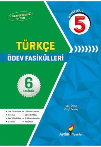 Aydın Yayınları 5. Sınıf Türkçe Ödev Fasikülleri Aydın  Frontansicht 1