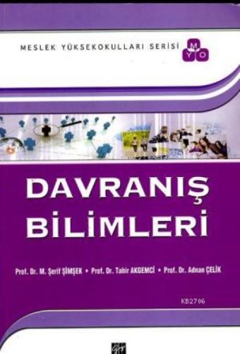 Davranış Bilimleri (MYO Serisi)  Frontansicht 1