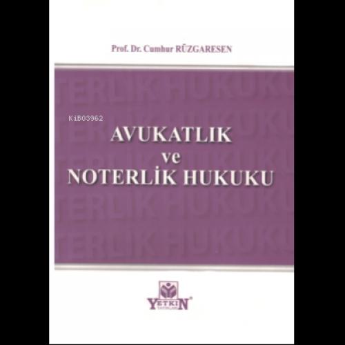 Avukatlık ve Noterlik Hukuku  Frontansicht 1