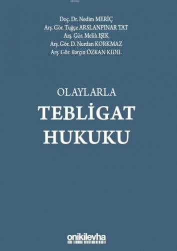 Olaylarla Tebligat Hukuku  Frontansicht 1