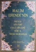 Halim Efendi'nin Nesih Divanı  Frontansicht 1
