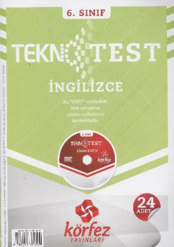 6. Sınıf İngilizce Tekno 24 Test Çözüm (Dvd'li)  Frontansicht 1