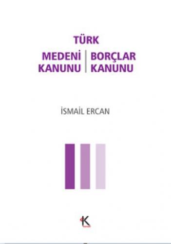 Türk Medeni Kanunu - Türk Borçlar Kanunu  Frontansicht 1