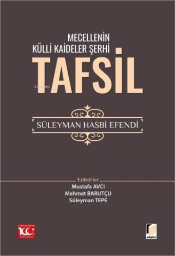 Mecellenin Külli Kaideler Şerhi Tafsil Süleyman Hasbi Efendi  Frontansicht 1