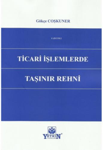 Ticari İşlemlerde Taşınır Rehni  Frontansicht 1