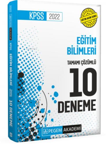 2022 KPSS Eğitim Bilimleri Tamamı Çözümlü 10 Deneme  Frontansicht 1