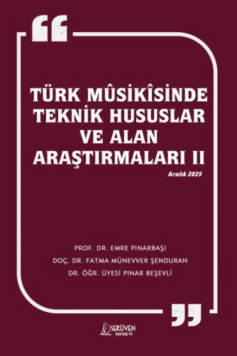 Türk Mûsikîsinde Teknik Hususlar ve Alan Araştırmaları II  Frontansicht 1