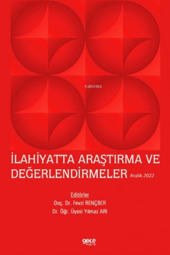 İlahiyatta Araştırma ve Değerlendirmeler - Aralık 2022  Frontansicht 1