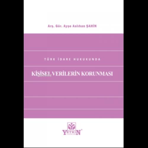 Türk İdare Hukukunda Kişisel Verilerin Korunması  Frontansicht 1