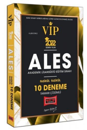 2022 ALES VIP Tamamı Çözümlü Fasikül Fasikül 10 Deneme  Frontansicht 1