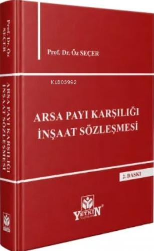 Arsa Payı Karşılığı İnşaat Sözleşmesi (Ciltli)  Frontansicht 1