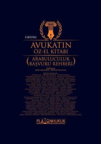 Avukatın Öz-El Kitabı (Arabuluculuk Başvuru Rehberi)  Frontansicht 1