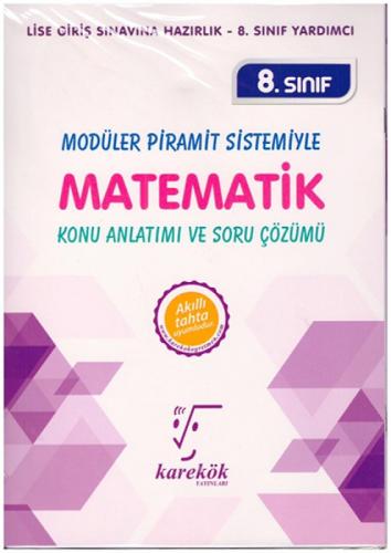 8. Sınıf Modüler Piramit Sistemiyle Matematik Konu Anlatımı ve Soru Çözümü  Frontansicht 1