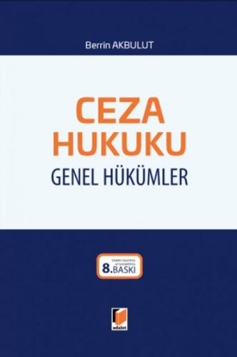 Ceza Hukuku Genel Hükümler  Frontansicht 1