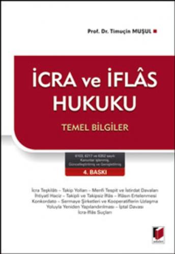 İcra ve İflas Hukuku  Frontansicht 1