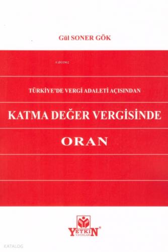 Türkiye'de Vergi Adaleti Açısından Katma Değer Vergisinde Oran  Frontansicht 1