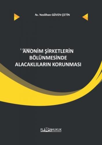 Anonim Şirketlerin Bölünmesinde Alacaklıların Korunması  Frontansicht 1